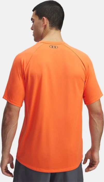 Under Armour Tech Print Fill Funktionsshirt kurzarm fire/baroque green (Herren)