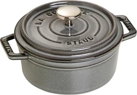 Zwilling Staub Cocotte Schmortopf rund 12cm 400ml grau