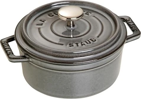 Zwilling Staub Cocotte Schmortopf rund 12cm 400ml grau