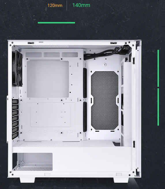 Thermaltake Divider 300 TG Air Snow Edition, weiß, Glasfenster