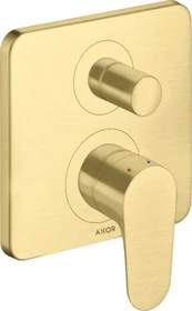 Hansgrohe Axor Citterio M Wannenmischerarmatur mit Sicherung brushed brass