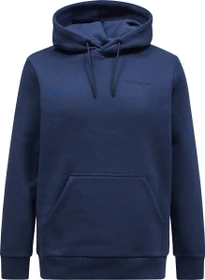 Peak Performance Small Logo Hoodie blue shadow (Herren)