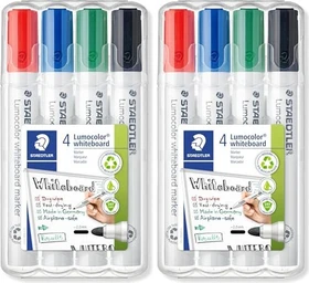 Staedtler Lumocolor Whiteboardmarker 351 sortiert, 4er-Set