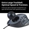Elecom DEFT M-DT2URBK Trackball schwarz, Rechtshänder, USB-A Vorschaubild