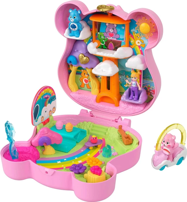 Mattel Polly Pocket - Glücksbärchi Spielset Schatulle