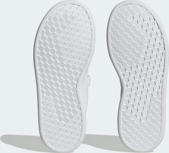 adidas Advantage Court Lifestyle Hook-and-Loop cloud white/core black/silver metallic (Junior)