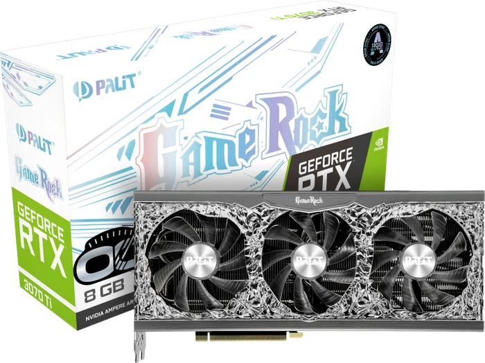 Palit GeForce RTX 3070 Ti GameRock OC, 8GB GDDR6X, HDMI, 3x DP
