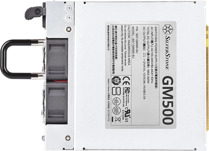 SilverStone Gemini GM500-S Silver 500W, ATX 2.4