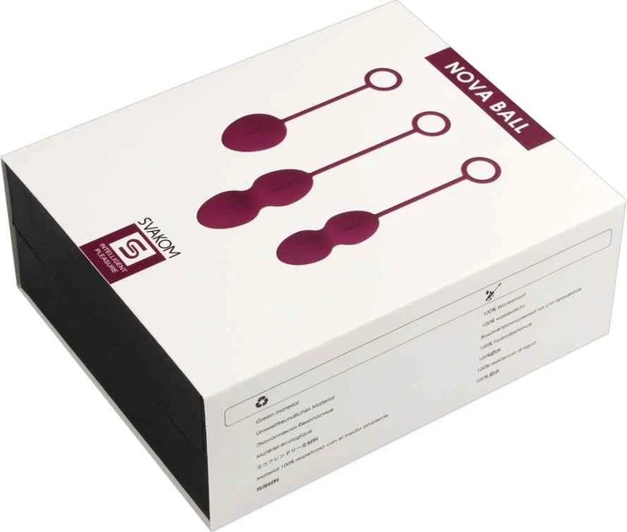 Svakom Nova Liebeskugeln plum red
