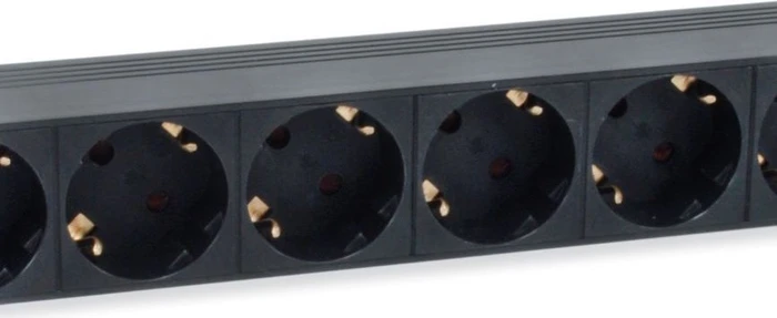 Equip 19" PDU Aluminium Steckdosenleiste, 1HE, 8-fach, 250V, 1.8m