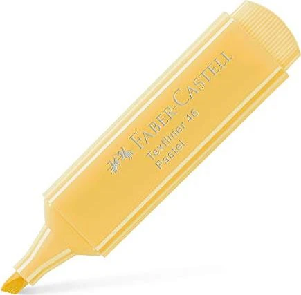 Faber-Castell Textliner 46 Pastell Textmarker vanille, 10er-Pack