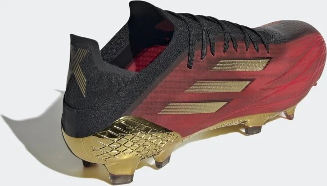 adidas X Speedflow.1 FG vivid red/gold metallic/core black