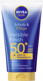 Nivea Sun Schutz & Pflege Invisible Finish Sonnencreme LSF50+, 150ml