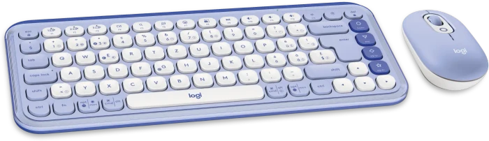 Logitech POP Icon Combo, Lilac & Off-White, Logi Bolt, USB/Bluetooth, CH