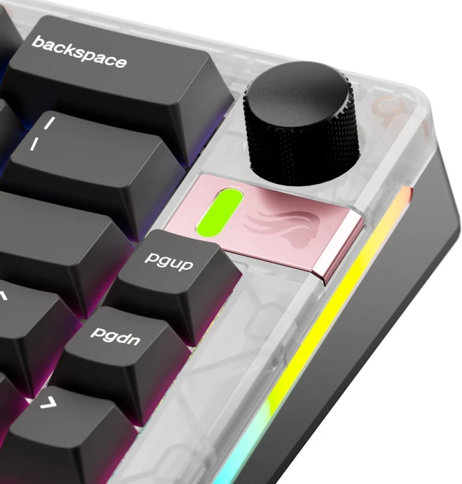 Glorious Gaming Rotary Knob für GMMK 3 PRO Tastatur und GMMK Numpads, Aluminium, Jet Black, schwarz, 1 Taste