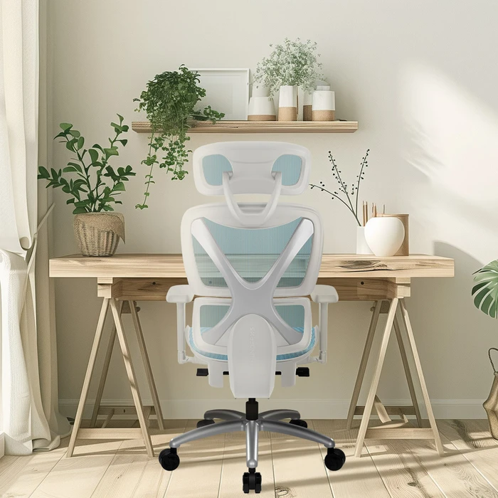 Thunder X3 XTC Chroma Gamingstuhl, weiß/blau