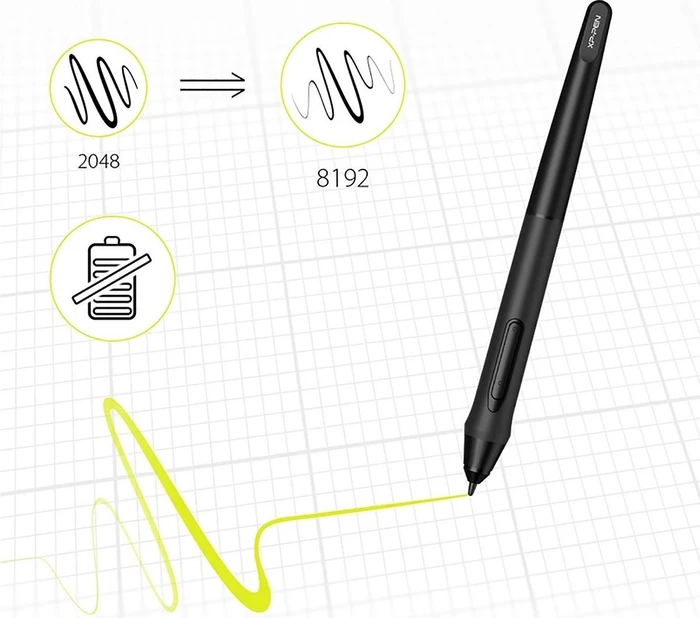 XP-Pen Star 06C Wired, schwarz/gelb