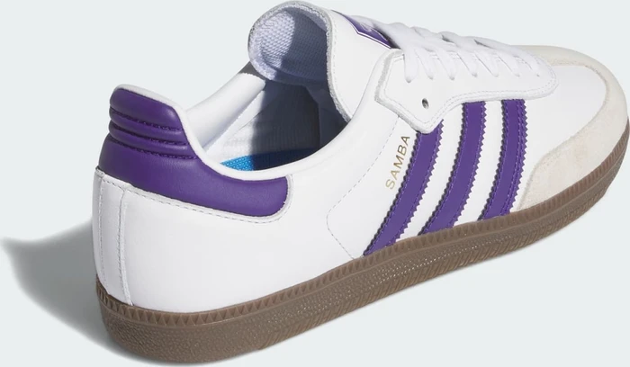 adidas Samba ADV cloud white/collegiate purple/gold metallic