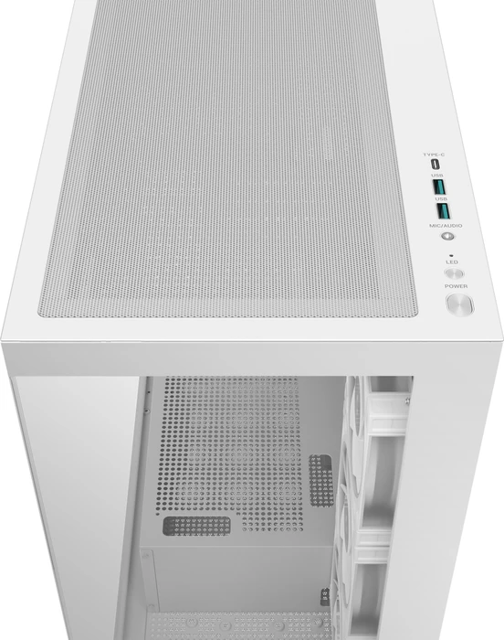 DeepCool CG580 4F V2 WH, weiß, Glasfenster