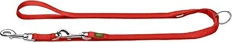 Hunter Extra Long Verstellbare Führleine für Hunde, Nylon, extra lang, strapazierfähhig, pflegeleicht, 1.5x300cm, rot