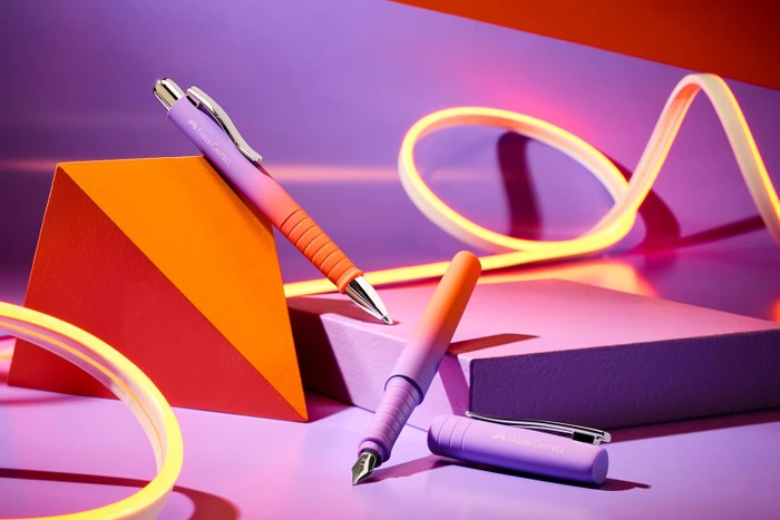 Faber-Castell Füller Poly Pen punchy melon, rechte Hand/linke Hand, mittel