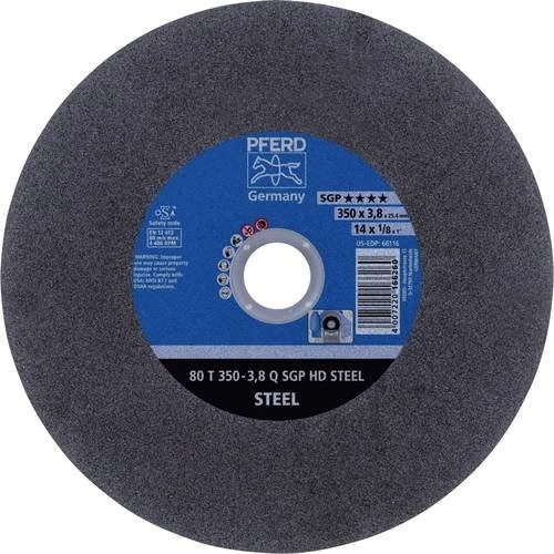 Pferd 80 T 350-3.8 Q SGP HD STEEL/25.4 Trennscheibe, 350x3.8x25.4mm, 10 Stück