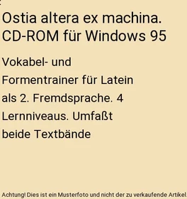 Klett Verlag Ostia altera ex machina - Latein Vokabel und Wortschatz (deutsch) (PC)