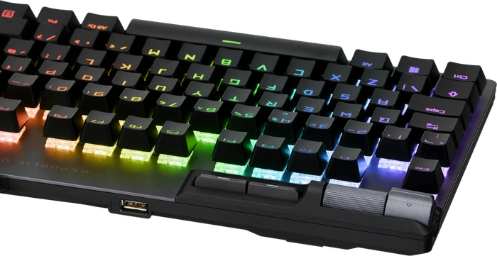 ASUS ROG Strix Flare II Animate, PBT, ROG NX RED, USB, DE