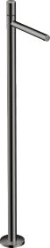 Hansgrohe Axor Uno Waschbeckenarmatur bodenstehend mit Zerogriff ohne Ablaufgarnitur polished black chrome