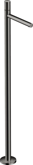 Hansgrohe Axor Uno Waschbeckenarmatur bodenstehend mit Zerogriff ohne Ablaufgarnitur polished black chrome