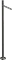 Hansgrohe Axor Uno Waschbeckenarmatur bodenstehend mit Zerogriff ohne Ablaufgarnitur polished black chrome Vorschaubild
