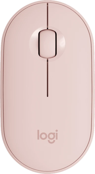 Logitech M350 Pebble Wireless Mouse Rose, USB/Bluetooth