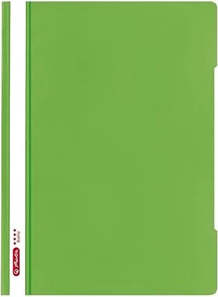 Herlitz Schnellhefter Kunststoff, A4, hellgrün, 10er-Pack