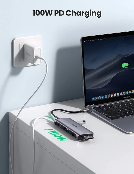 Ugreen 9-in-1 USB-C Hub, USB-C 3.0 [Stecker]