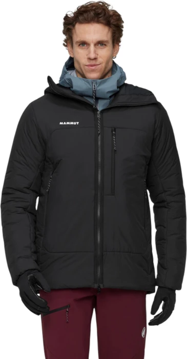 Mammut Rime Pro Belay IN Hooded Funktionsjacke schwarz (Herren)