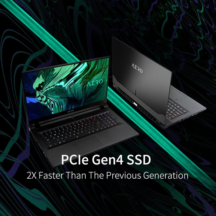 GIGABYTE AERO 15 OLED YD-93DE648SP, Core i9-11980HK, 32GB RAM, 1TB SSD, GeForce RTX 3080, DE