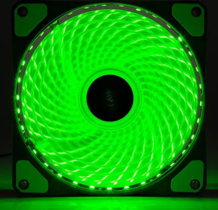 Akyga LED-Lüfter grün, 120mm