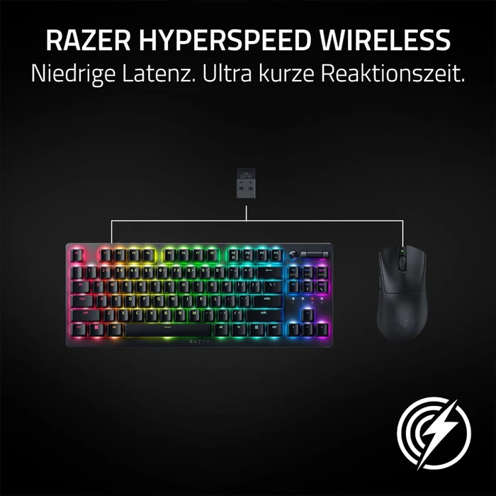 Razer DeathAdder V3 HyperSpeed schwarz Soft-Touch, USB