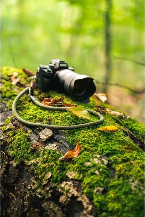 C-Rope Kameragurt aus Kletterseil 140cm Military Olive