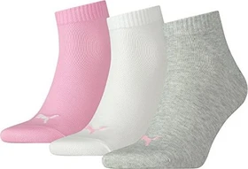 Puma Training Quarter Socken prism pink, 3 Paare