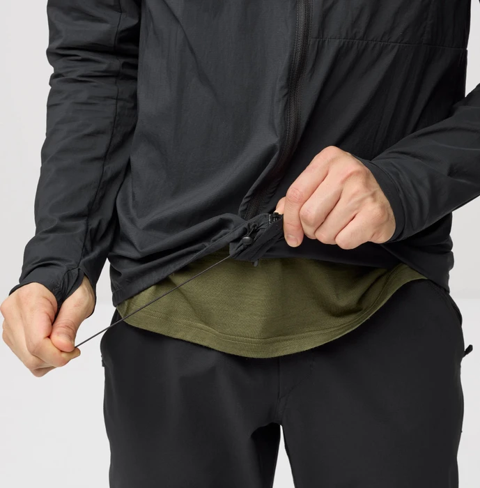 Fjällräven Bergtagen Windshell Funktionsjacke schwarz (Herren)