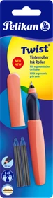 Pelikan Twist Tintenroller (Mine) berry, Rechts- und Linkshänder, Blister