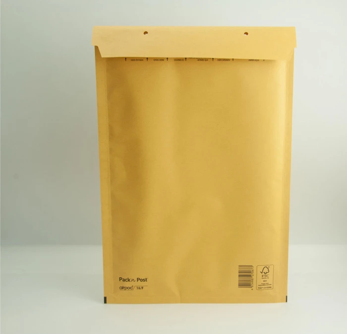 VP Group aroFOL Classic Standard Luftpolstertasche braun, 350x240x50mm, 100er-Pack