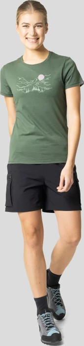 Odlo Kumano Funktionsshirt kurzarm camping green (Damen)