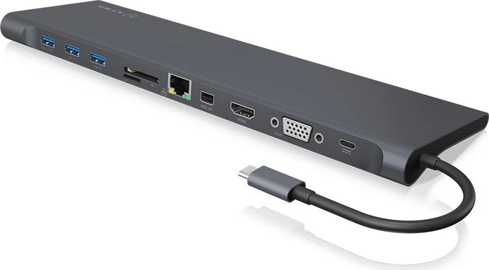 RaidSonic Icy Box IB-DK2102-C Multiport-Adapter, USB-C 3.0 [Stecker]