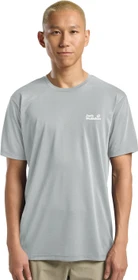 Jack Wolfskin Vonnan Graphic Funktionsshirt kurzarm outdoor cool grey (Herren)