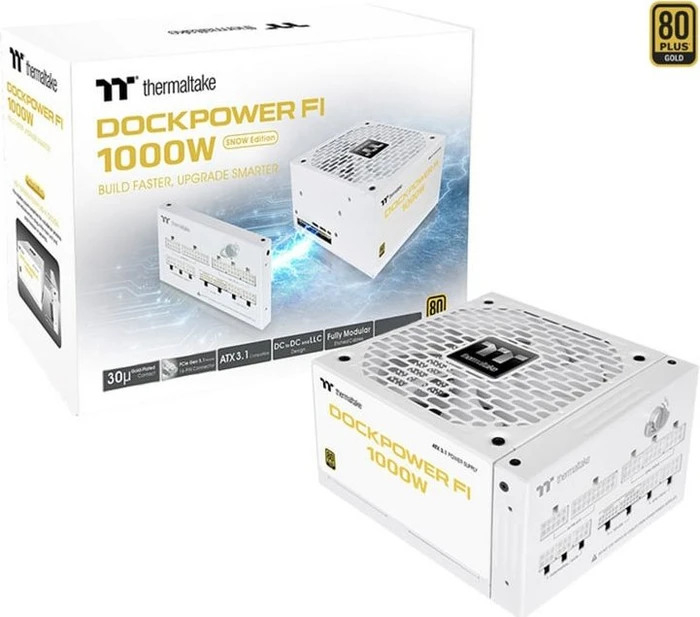 Thermaltake Dockpower FI Snow 1000W, ATX 3.1