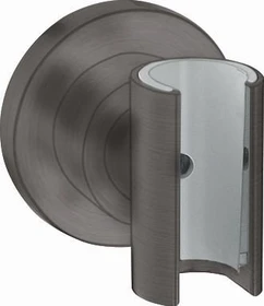 Hansgrohe Axor Citterio Brausehalter rund brushed black chrome