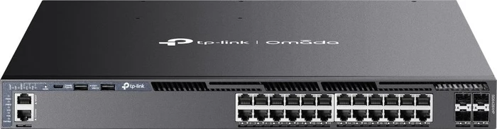 TP-Link Omada SG6400 Rackmount Gigabit Managed Switch, 24x RJ-45, 4x SFP+, 400W PoE+