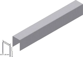 Prebena Typ D verzinkt Tacker-Klammern, 10x12.5mm, 5000 Stück